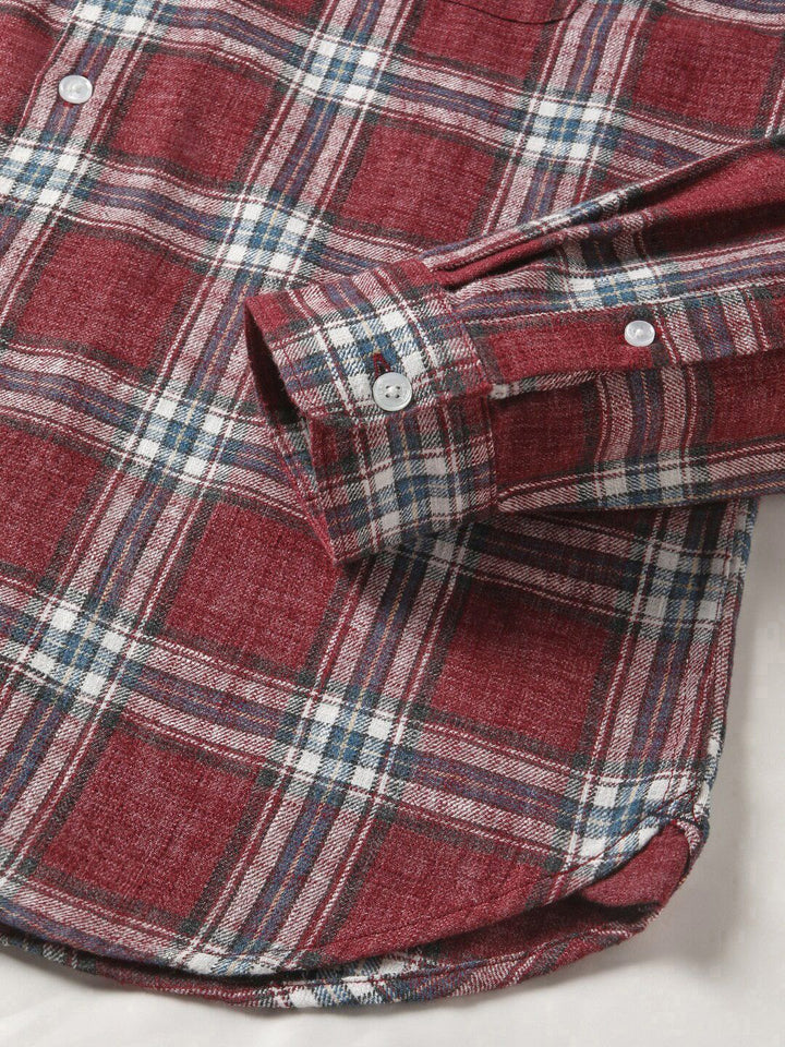 THE BEAR HOUSE Men Checked Slim Fit Button-Down Collar Casual Shirt