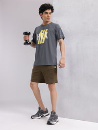 HRX by Hrithik Roshan Men Iron Tribe Training or Gym Sports Shorts