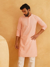 SOJANYA Kurta Kapas Tulen Sulam Geometrik