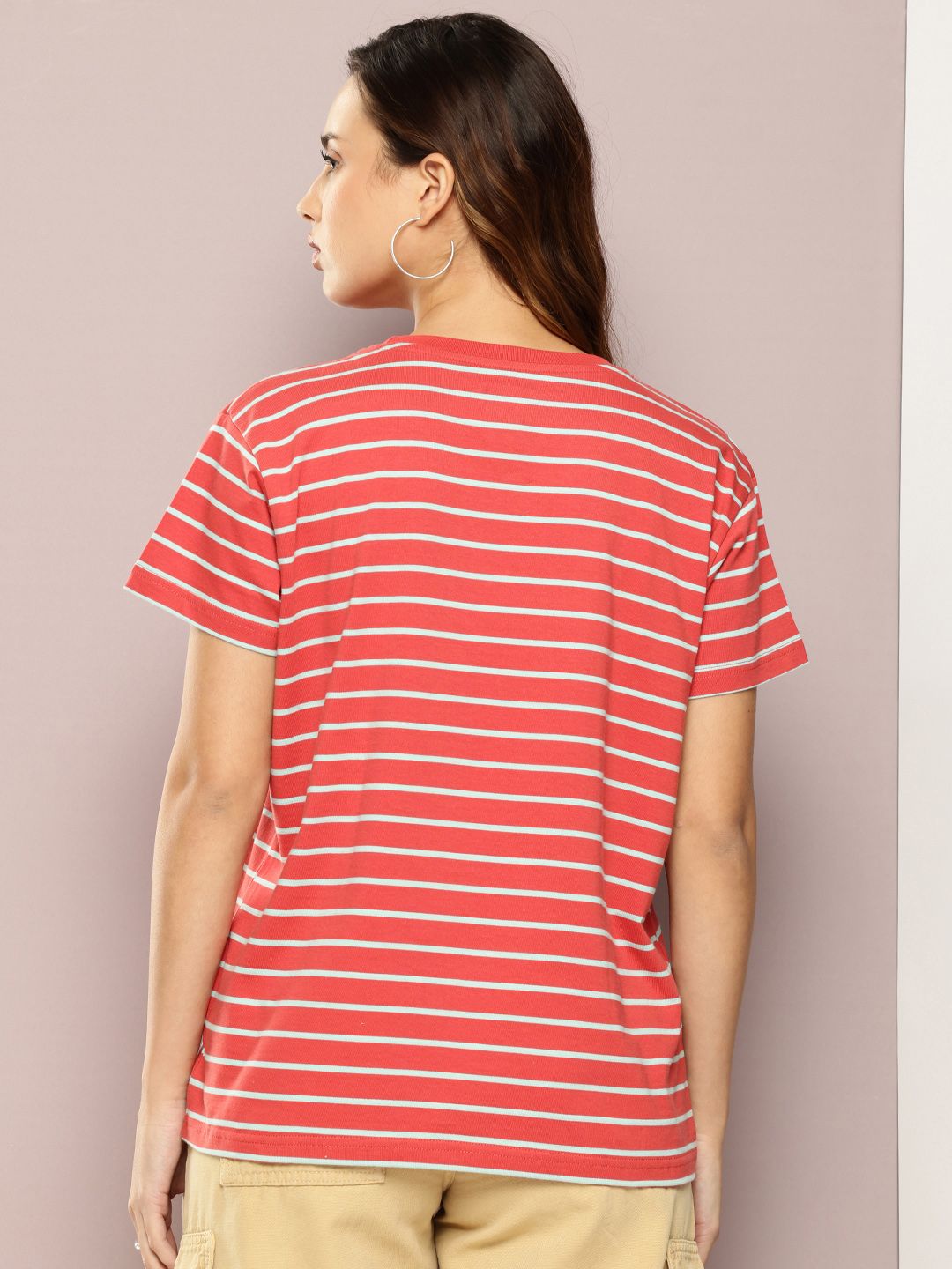 DILLINGER Striped Boxy T-shirt