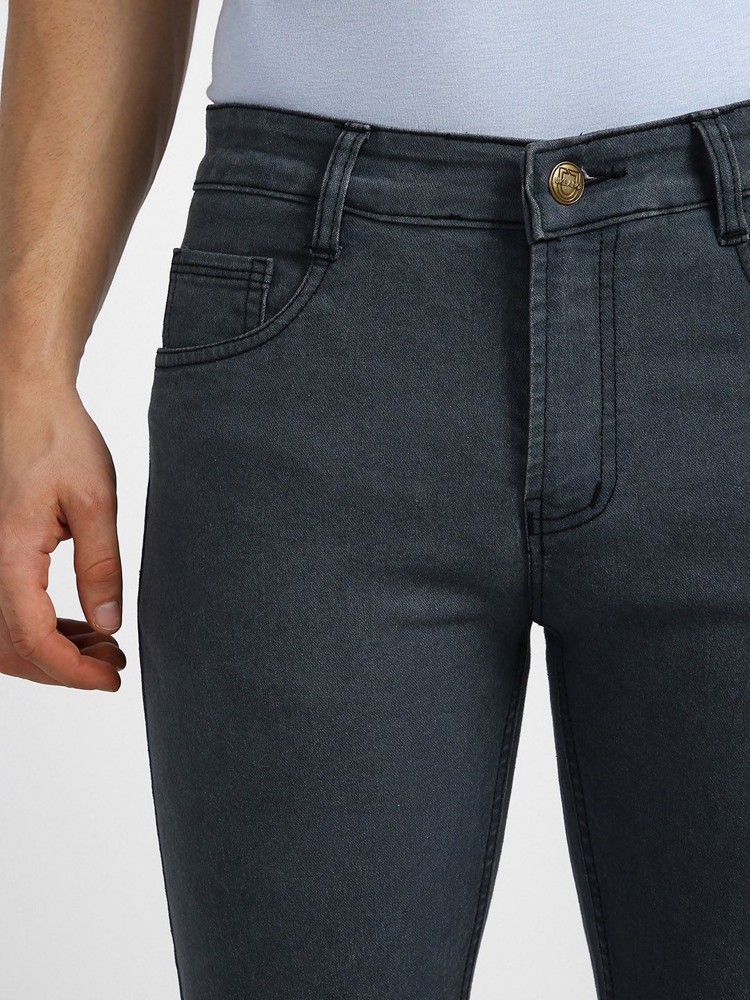 Urbano Fashion Men Mid-Rise Stretchable Jeans
