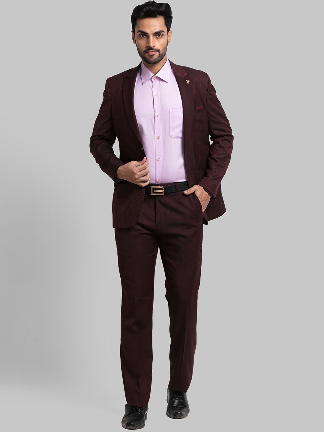 Raymond Men Reka Bentuk Sendiri Single Breasted Two Piece Formal Suit