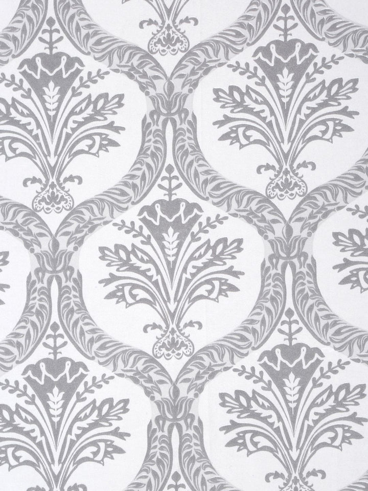 Myntra Elegant Homes White Floral Polycotton Mesra Kulit 300 TC King Cadar Halus dengan 2 Sarung Bantal-98 x 89 inci