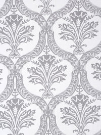 Myntra Elegant Homes White Floral Polycotton Mesra Kulit 300 TC King Cadar Halus dengan 2 Sarung Bantal-98 x 89 inci