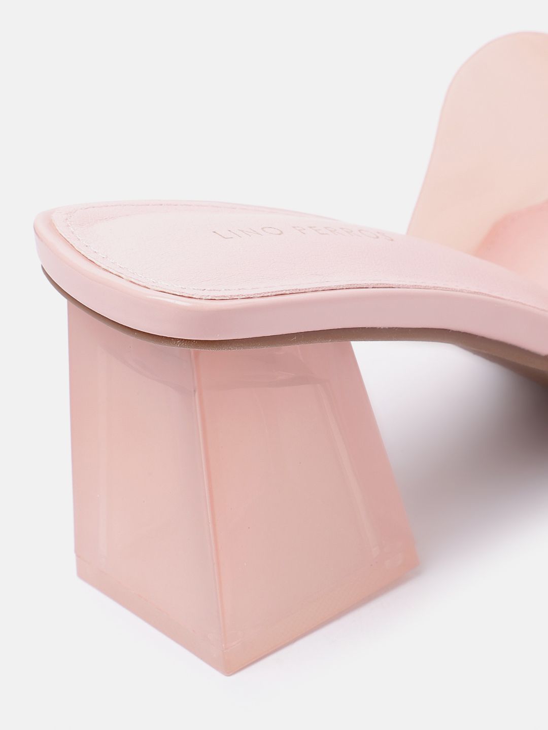 Lino Perros Pink Block Sandals