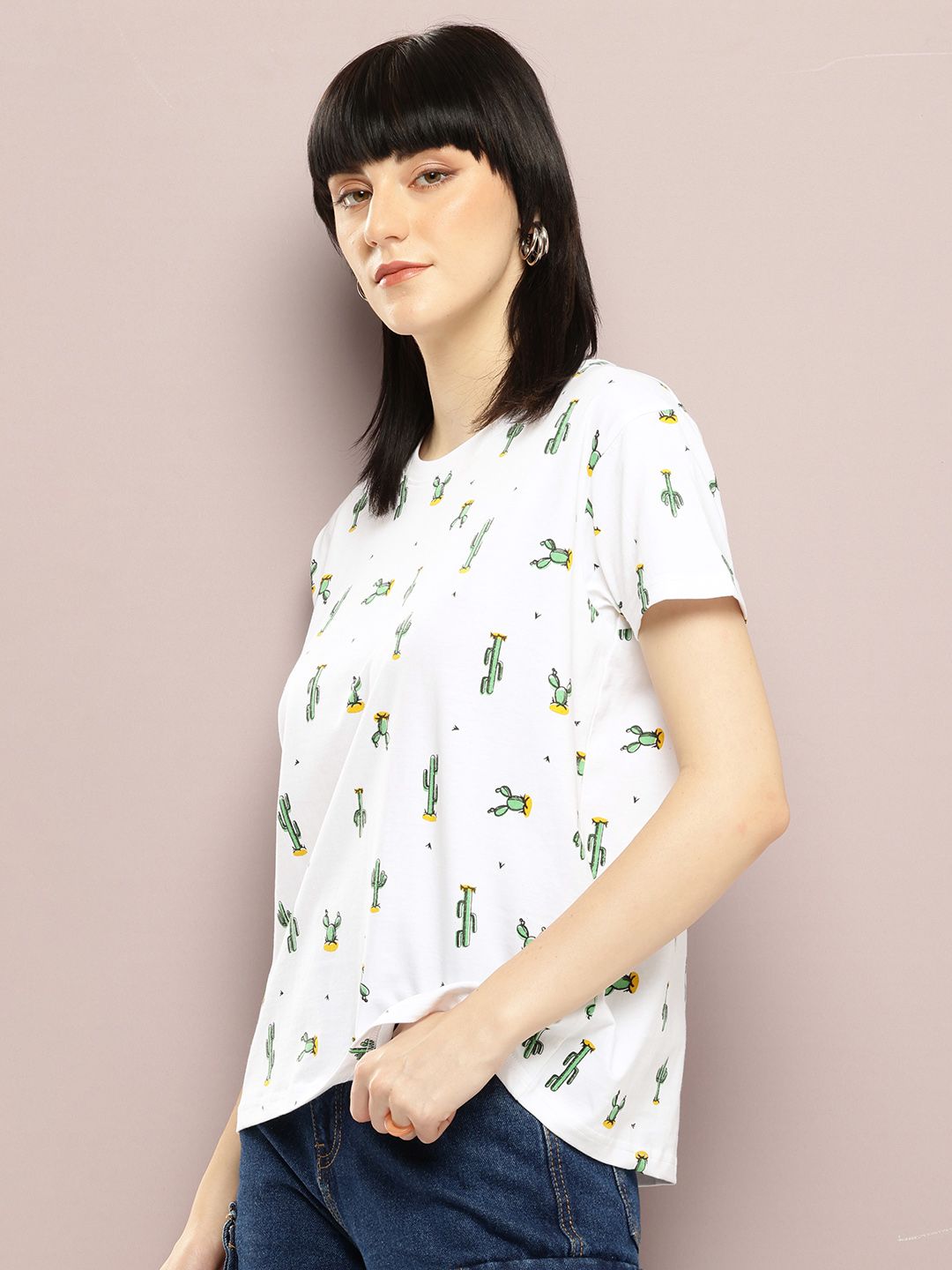 DILLINGER Printed Boxy Pure Super Combed Cotton T-shirt