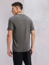HRX by Hrithik Roshan Brand Logo Print Rapid-Dry Training T-shirt