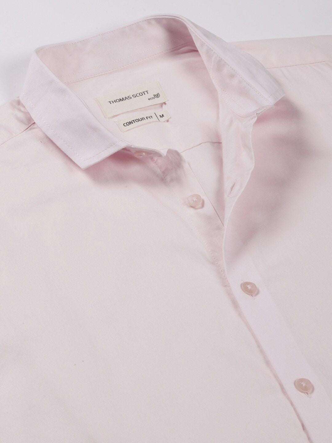 Thomas Scott Classic Slim Fit Spread Collar Casual Shirt