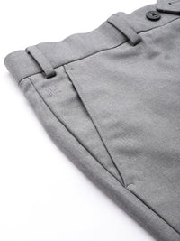 Raymond Men Textured Slim Fit Formal Trousers