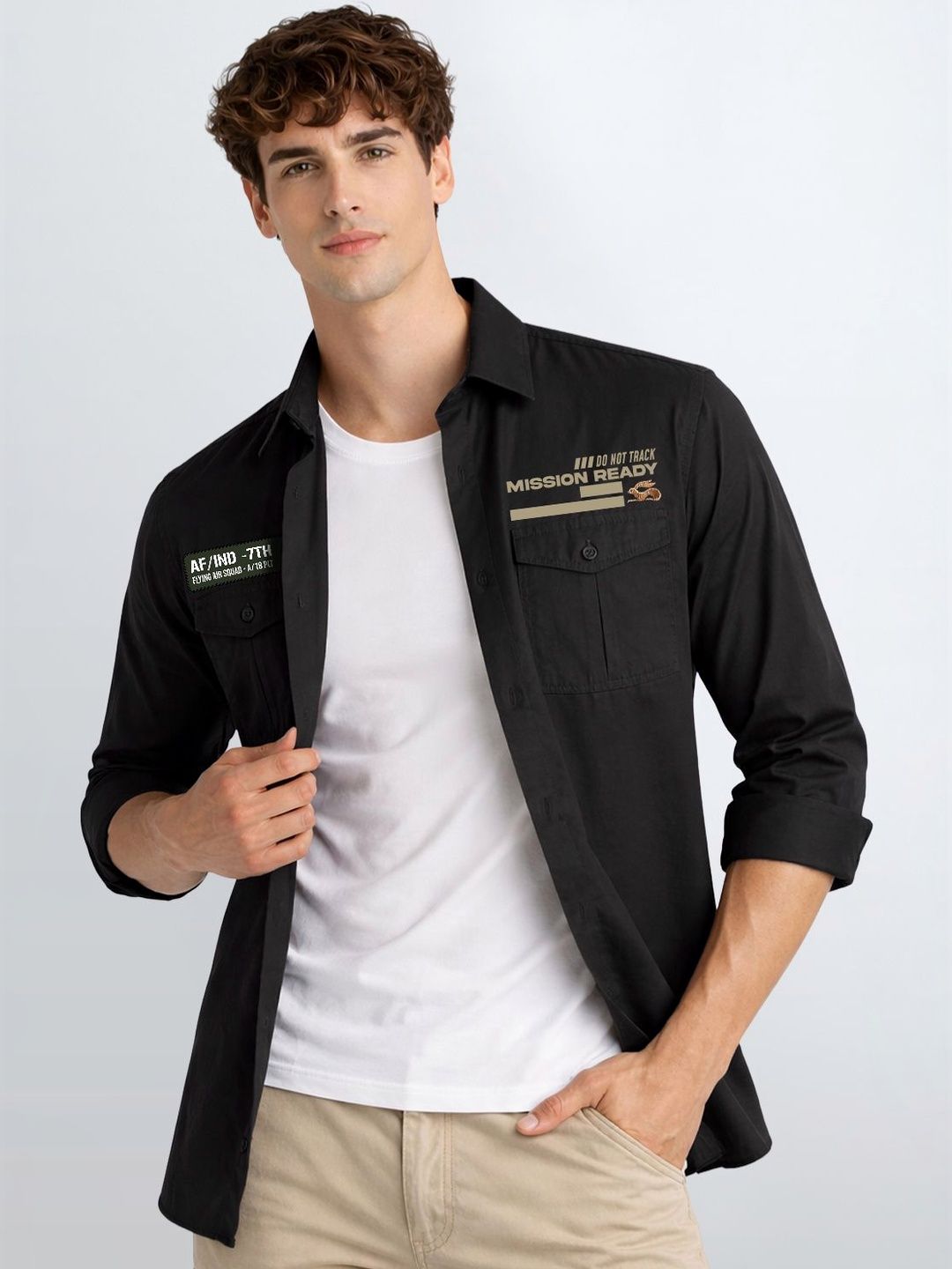 ADRO Men Standard Printed Casual Shirt