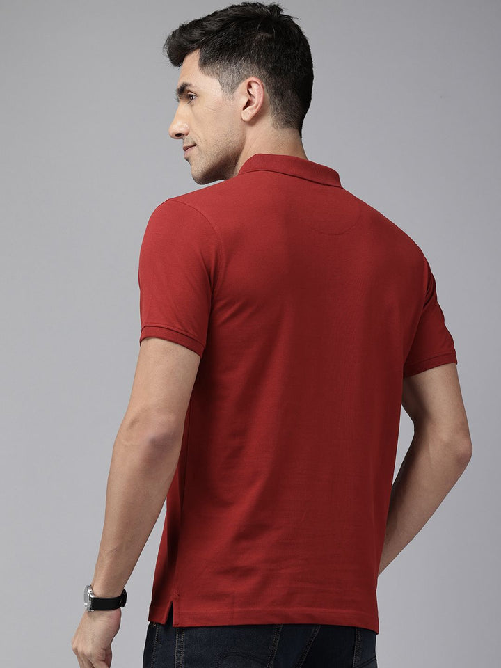 SPYKAR Polo Collar Slim Fit T-shirt