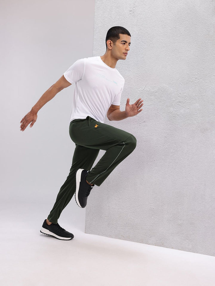 HRX by Hrithik Roshan Men Mid-Rise Rapid-Dry Running Track Pants