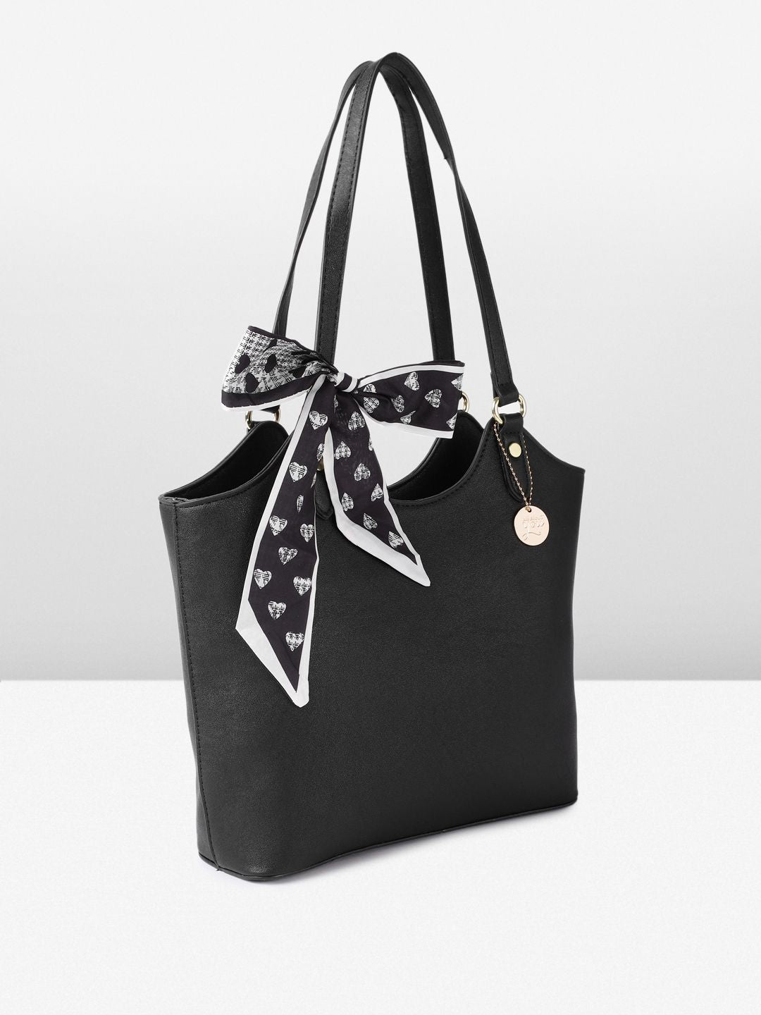 all about you Structured Shoulder Bag with Bow Detail
