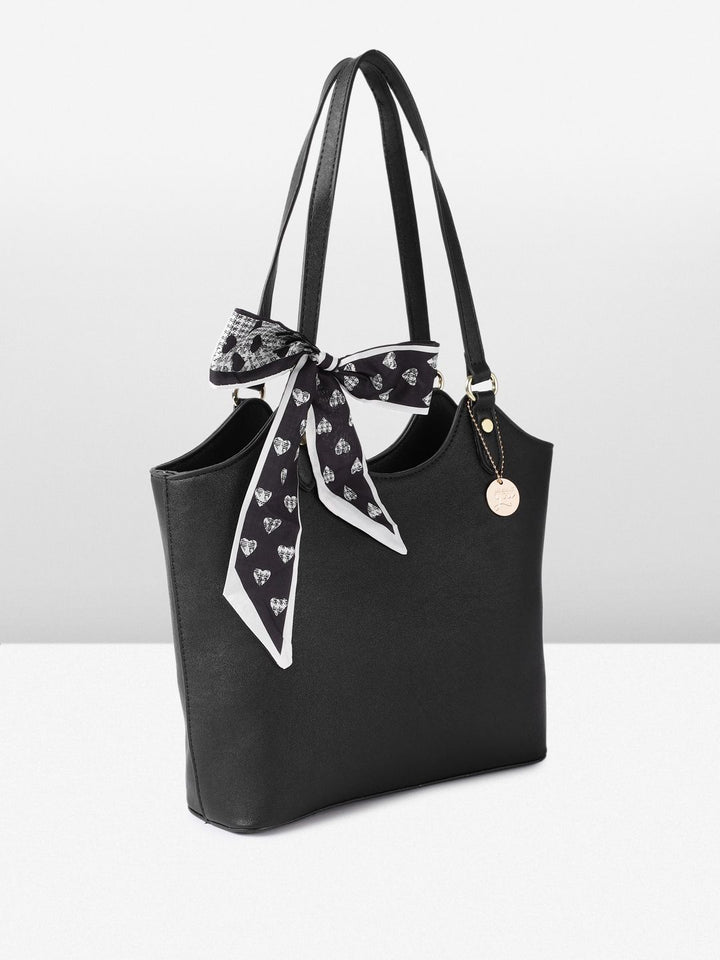 all about you Structured Shoulder Bag with Bow Detail