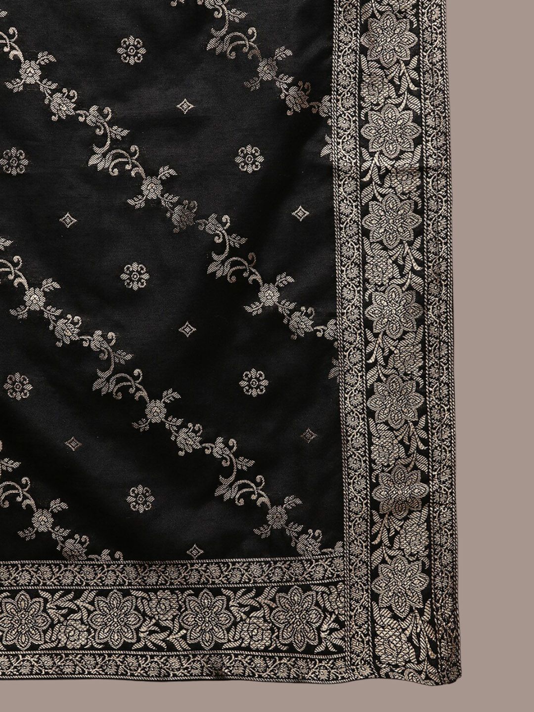 KALINI Sweetheart Neck Ethnic Motifs Regular Kurta with Trousers & With Dupatta