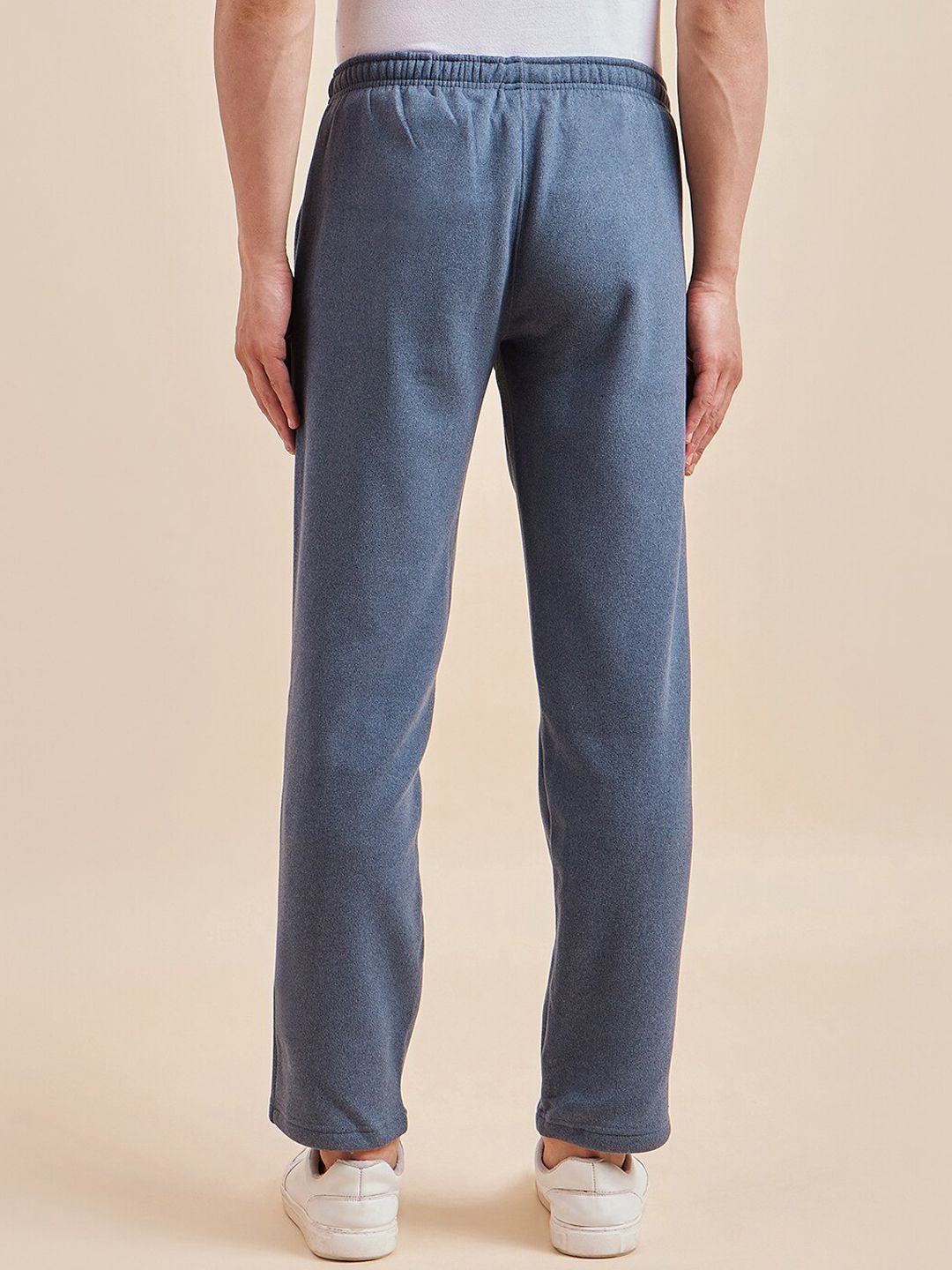 Sweet Dreams Men Mid-Rise Velvet Track Pants