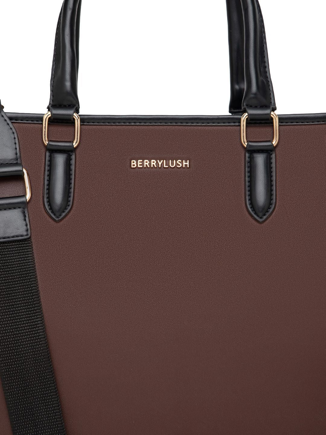 Berrylush Women Solid Structured Casual Tote Bag