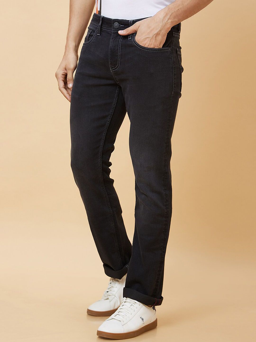 Being Human Men Skinny Fit Mid-Rise Comfort Jeans