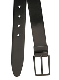 Teakwood Leathers Men Textured Leather Reversible Belt