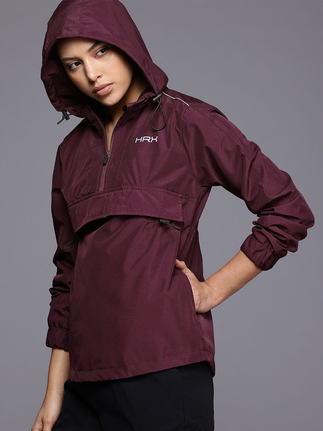HRX by Hrithik Roshan Rapid-Dry Hooded Jacket