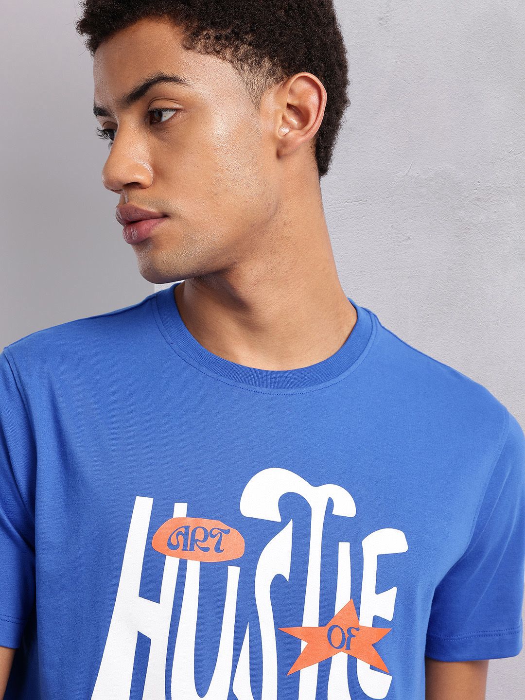 HRX by Hrithik Roshan Typography Printed T-shirt