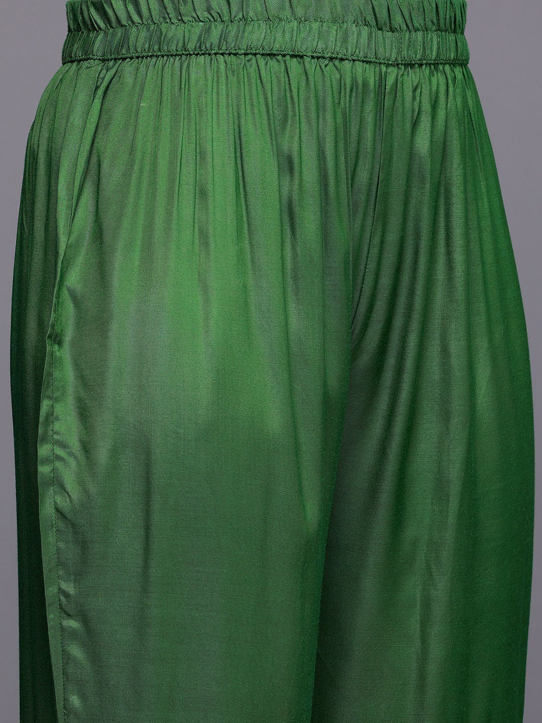 Varanga Leheriya Printed Sequinned Kurta With Trousers & Dupatta