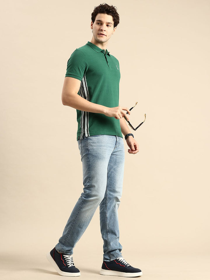 Being Human Polo Collar Pure Cotton T-shirt