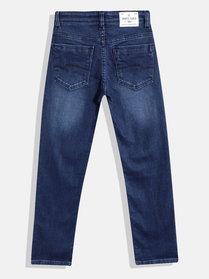Monte Carlo Boys Straight Fit Stretchable Jeans