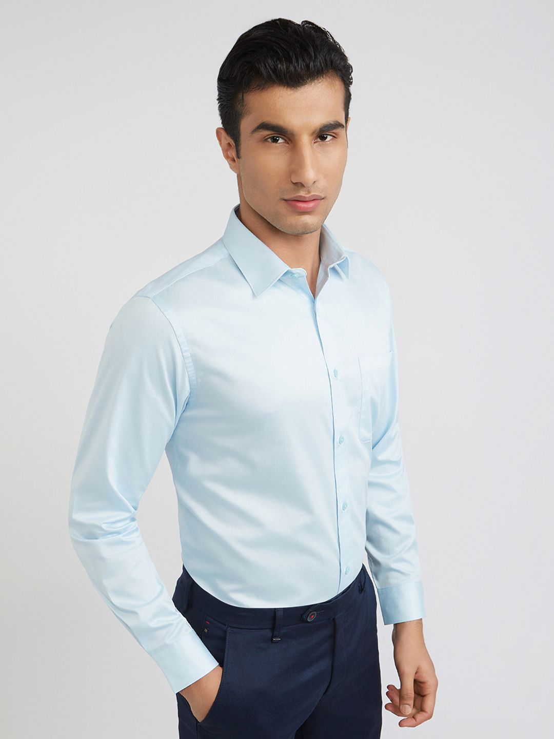 Raymond Pure Cotton Slim Fit Formal Shirt