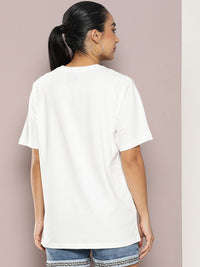 DILLINGER Women Graphic Printed  Oversized T-shirt