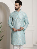 SOJANYA Floral Printed Silk Cotton Kurta