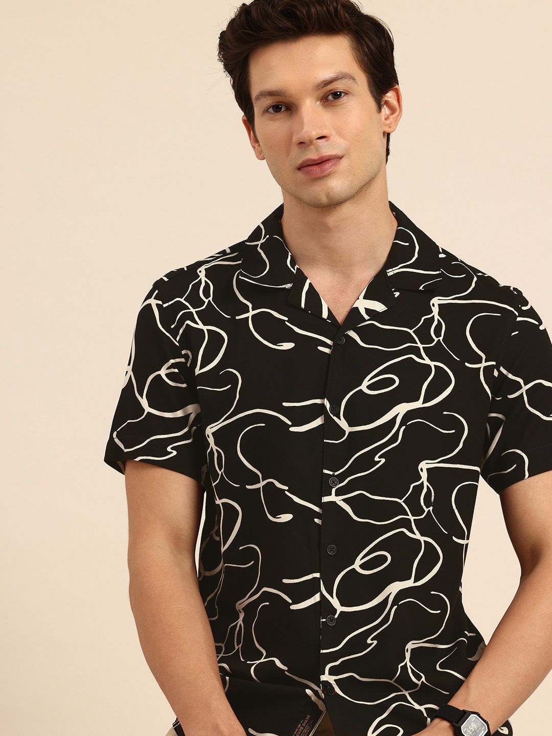 Being Human Abstract Printed Casual Shirt