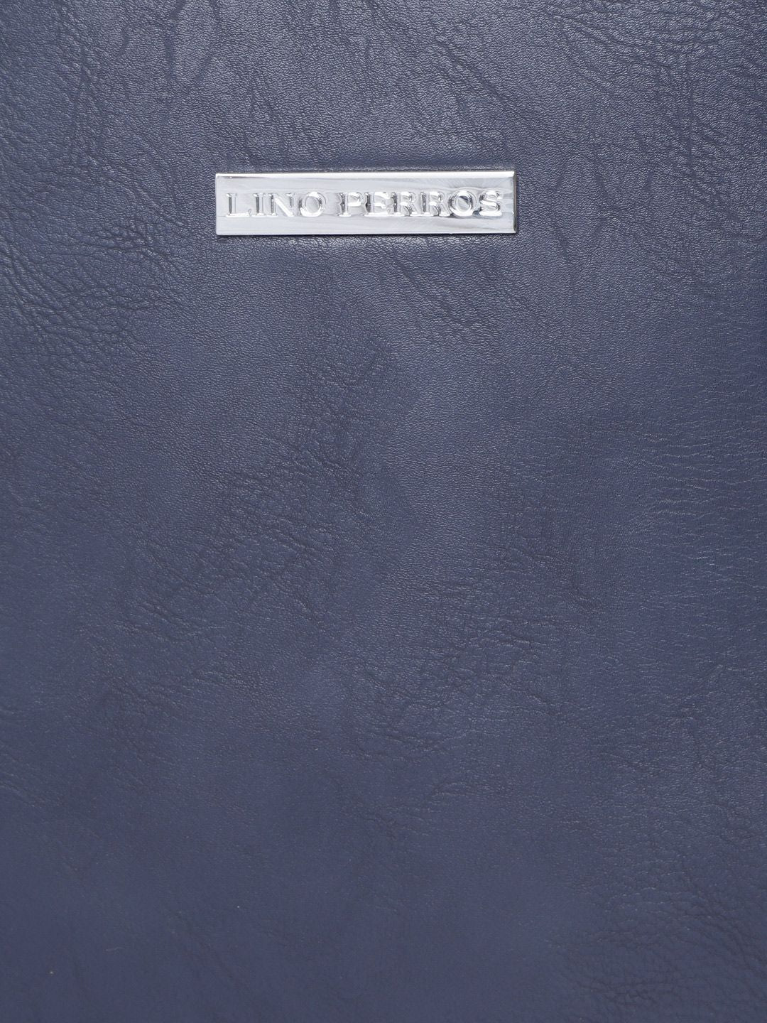 Lino Perros Navy Blue Solid Shoulder Bag