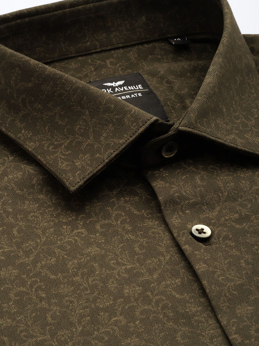Park Avenue Slim Fit Floral Printed Formal Shirt