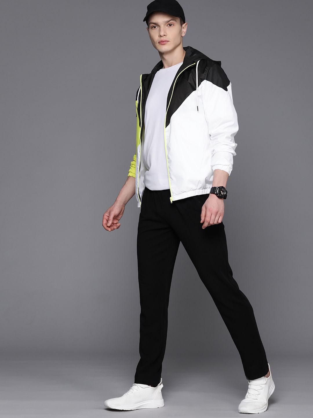 HRX by Hrithik Roshan Men Colourblocked Tailored Jacket