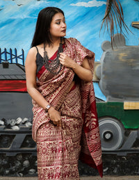KALINI Geometric Printed Saree