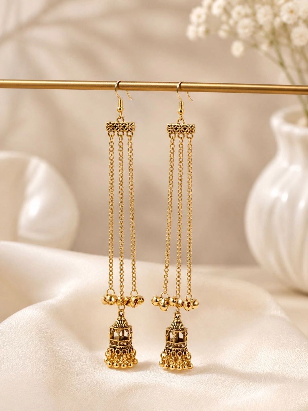 PANASH Circular Jhumkas Earrings