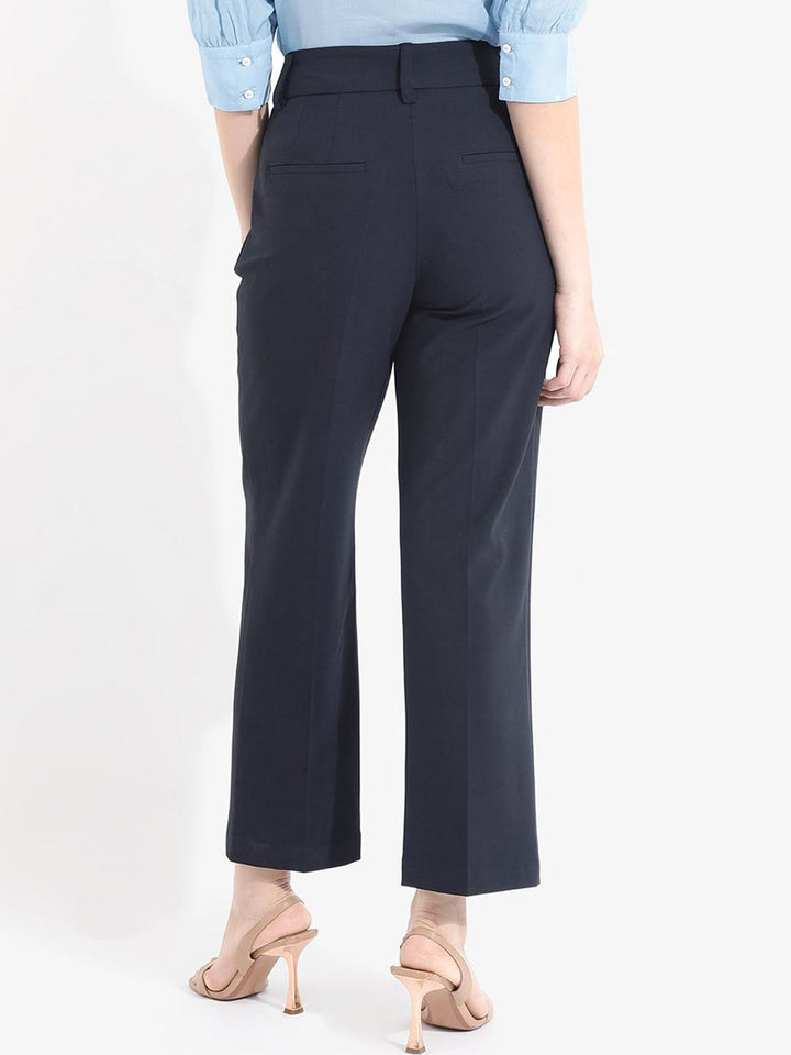 RAREISM Women Straight Fit High-Rise Trousers