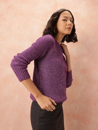all about you Acrylic Ribbed Pullover
