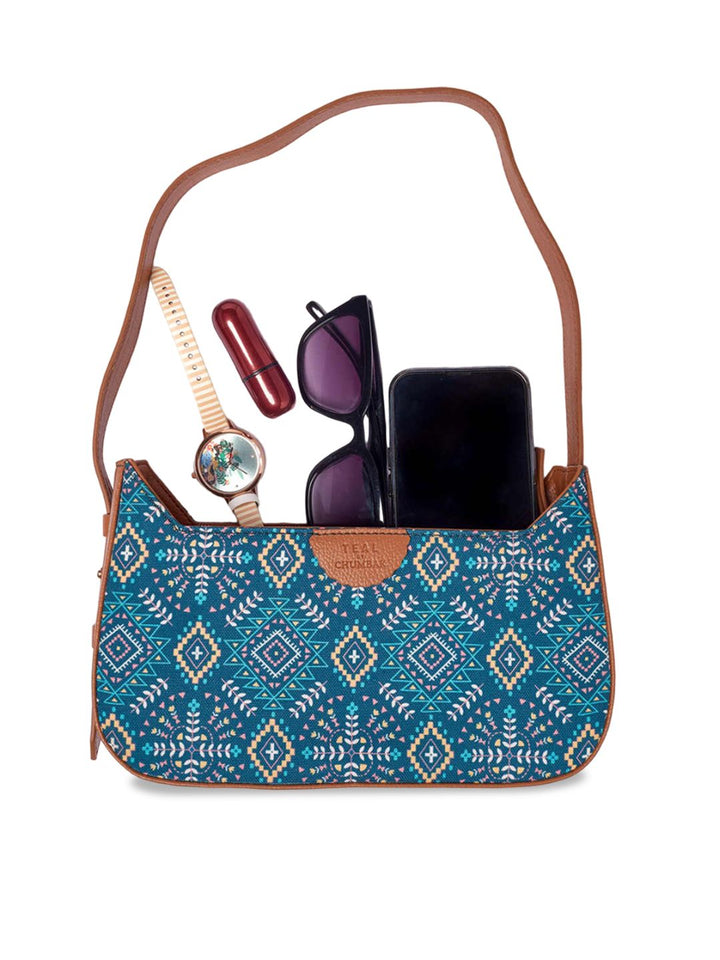 TEAL BY CHUMBAK Printed Sling Bag