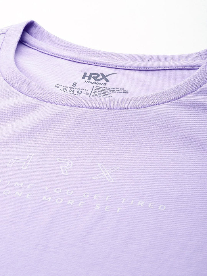 HRX by Hrithik Roshan Brand Logo Printed Rapid-Dry Training T-shirt