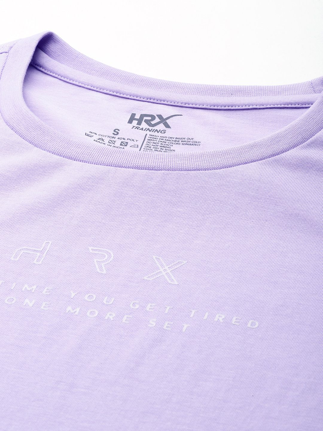 HRX by Hrithik Roshan Brand Logo Printed Rapid-Dry Training T-shirt