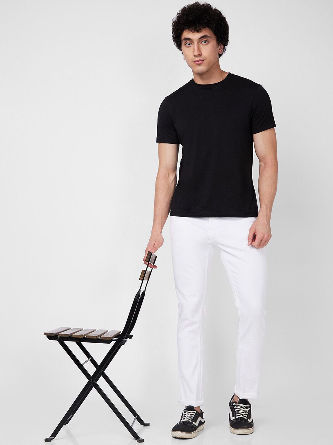 SPYKAR Men Mid Rise Clean Look Stretchable Jeans