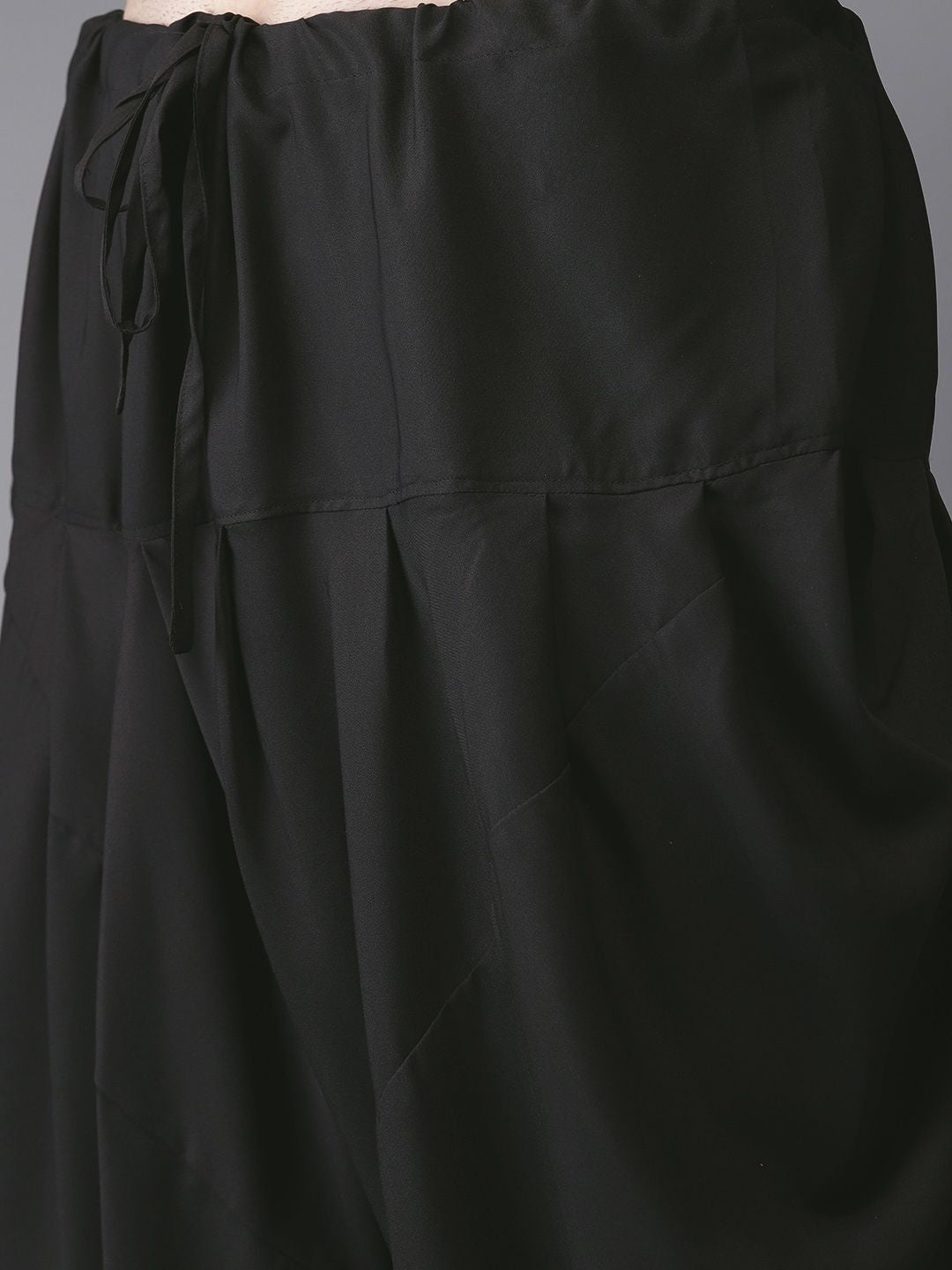 Anouk Men Green & Black Self Design Kurta with Pyjamas