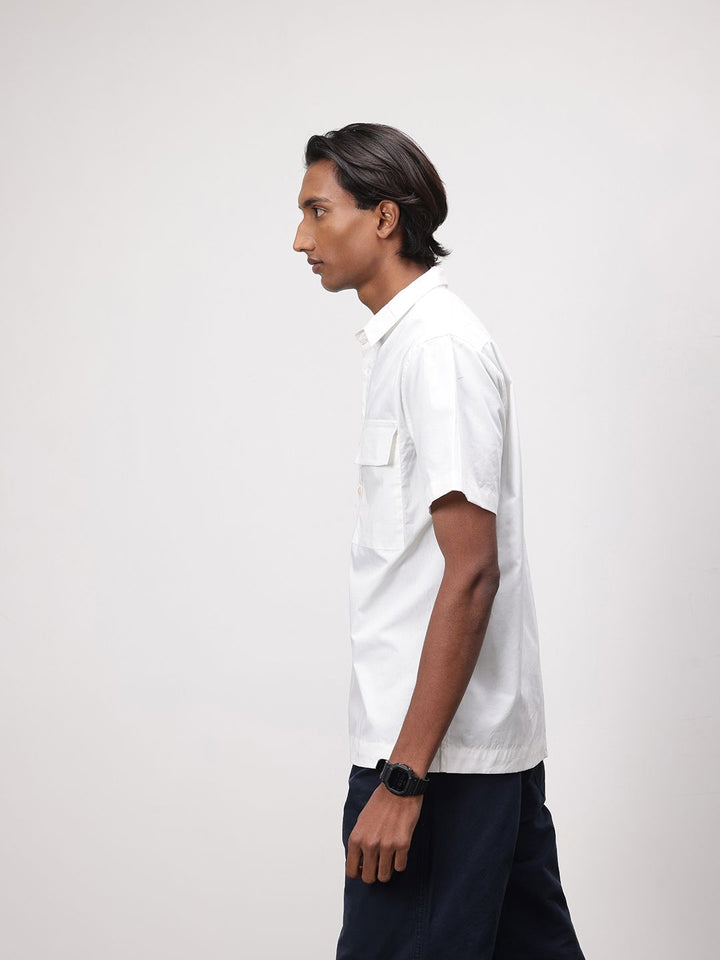 ether 365 Essentials Pure Cotton Flap Pocket Shirt