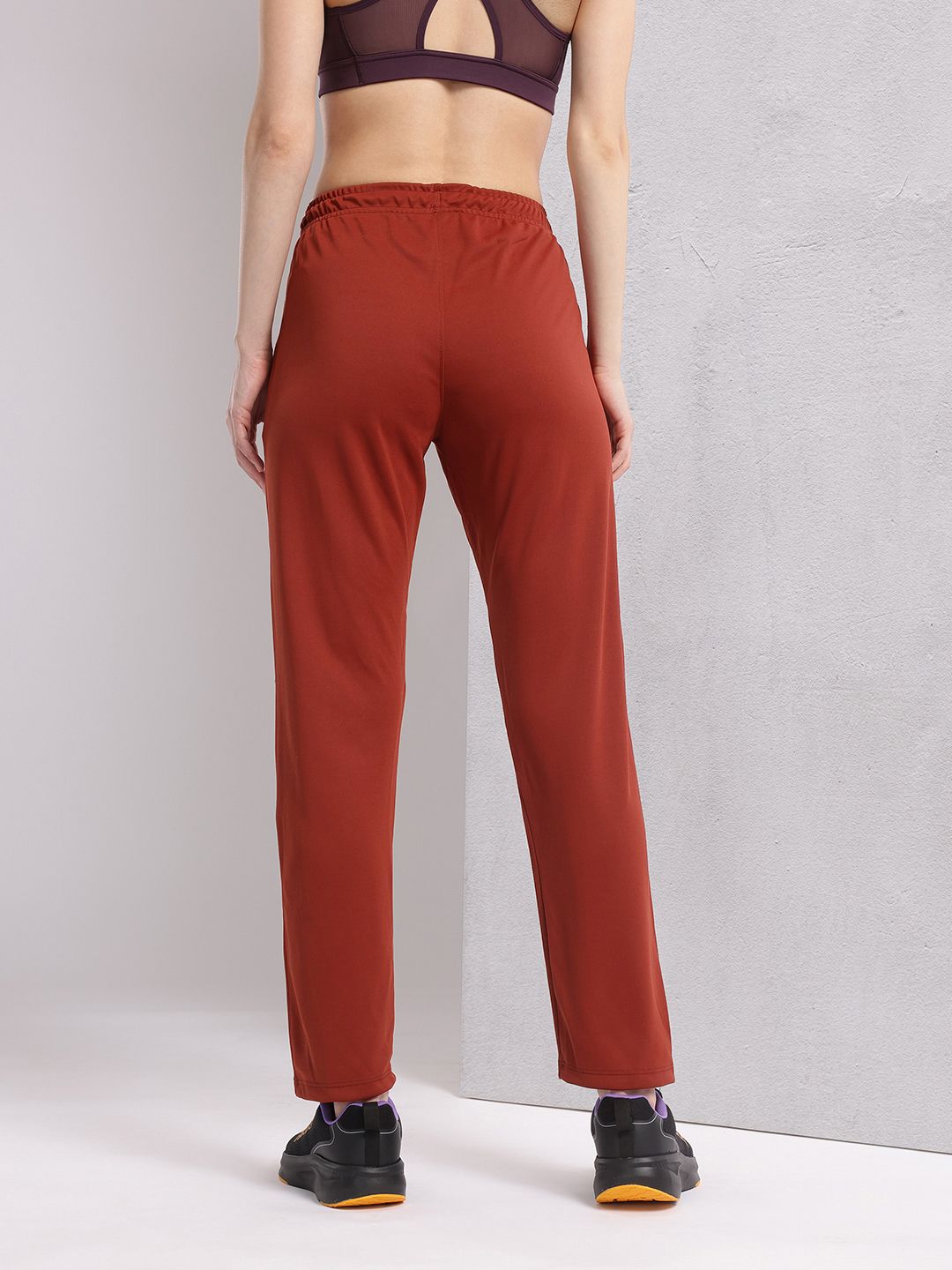 HRX by Hrithik Roshan Women Typography Printed Rapid-Dry Running Track Pants