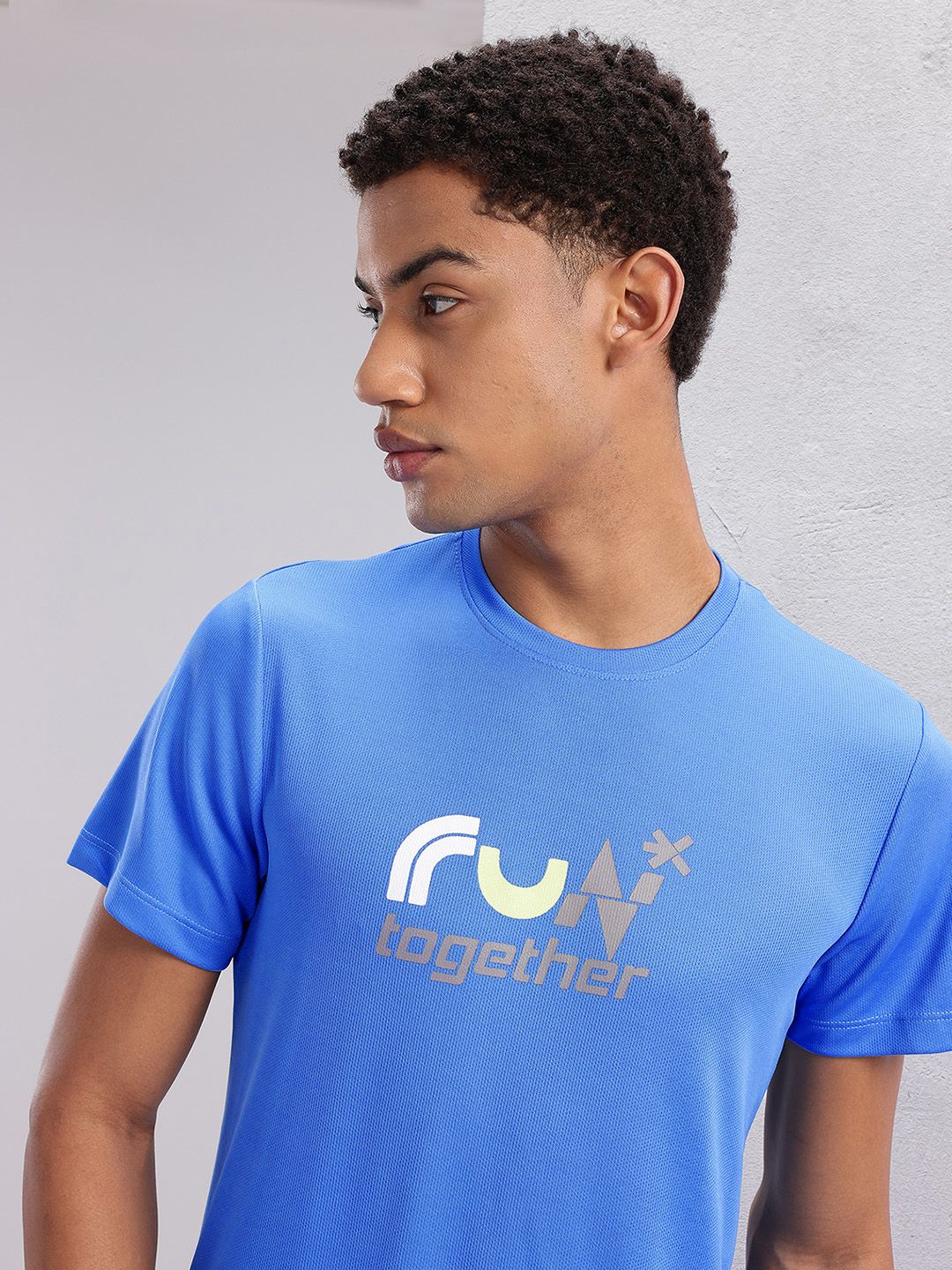HRX by Hrithik Roshan Couple Collection Typography Printed Running Rapid-Dry T-shirt