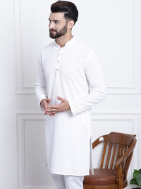 SOJANYA Sequin Embellished Pure Cotton Kurta