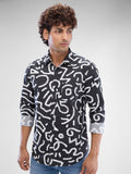 SPYKAR Men Slim Fit Opaque Printed Casual Shirt
