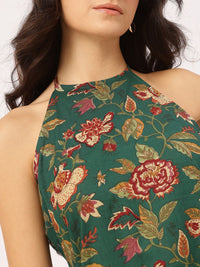 DressBerry Nature's Palette Halter Haul Cotton Cambric Dress